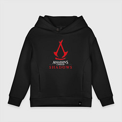 Детское худи оверсайз Assassins creed shadows logo