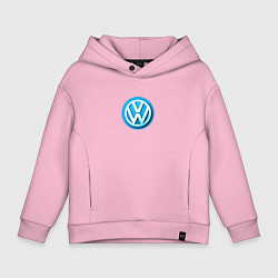 Детское худи оверсайз Volkswagen logo blue