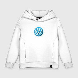 Детское худи оверсайз Volkswagen logo blue