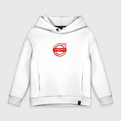 Детское худи оверсайз Volvo red logo