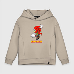 Детское худи оверсайз Knuckles ехидна из соника