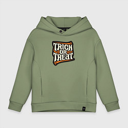 Толстовка оверсайз детская Trick, цвет: авокадо