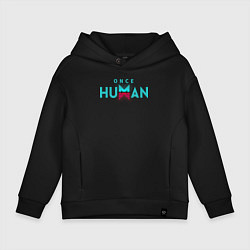 Детское худи оверсайз Once human logo