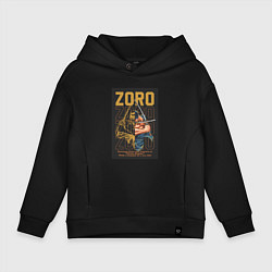 Детское худи оверсайз One piece Зоро Pirate Hunter