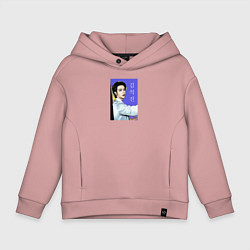 Толстовка оверсайз детская Чин Butter, цвет: пыльно-розовый