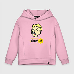 Детское худи оверсайз Vault boy - covid 19