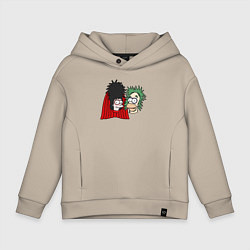 Детское худи оверсайз Симпсоны зомби