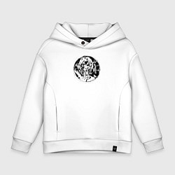 Детское худи оверсайз Аниме кибер абстракция