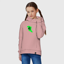 Толстовка оверсайз детская Roblox splash, цвет: пыльно-розовый — фото 2