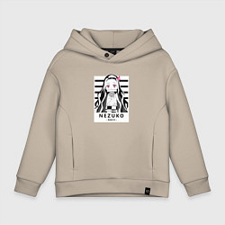 Детское худи оверсайз Nezuko girl hunter one