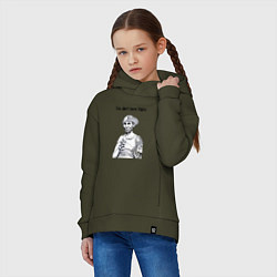 Толстовка оверсайз детская You dont have Stalin, цвет: хаки — фото 2