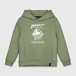 Толстовка оверсайз детская Indiana Jones and the Great Circle, цвет: авокадо