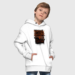 Толстовка оверсайз детская Пеклопёс DogDay, цвет: белый — фото 2