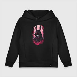 Детское худи оверсайз Кролик самурай