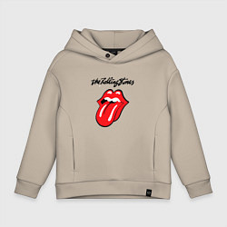 Детское худи оверсайз Rolling Stones - logo