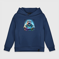 Детское худи оверсайз Hippo - esports player