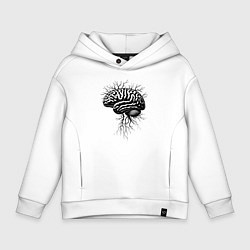 Детское худи оверсайз Мозг-дерево