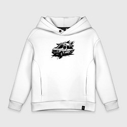 Детское худи оверсайз Скорая помощь граффити