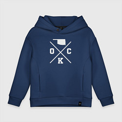 Детское худи оверсайз OKC map