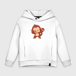 Детское худи оверсайз Dabbing monkey