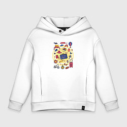 Детское худи оверсайз Летние путешествия