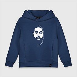 Толстовка оверсайз детская Clippers - James Harden, цвет: тёмно-синий
