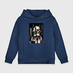 Детское худи оверсайз Bender-Schwartz Ill be back meme