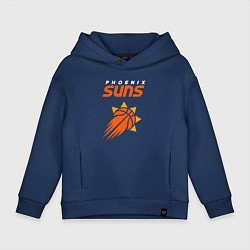 Толстовка оверсайз детская Phoenix Suns, цвет: тёмно-синий