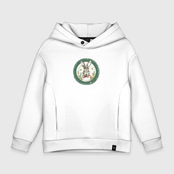 Детское худи оверсайз Кролик с бабочкой