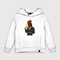 Детское худи оверсайз Петух бизнесмен