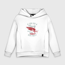 Детское худи оверсайз Акула