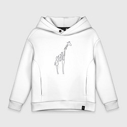 Детское худи оверсайз Оставайся высоким