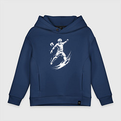 Детское худи оверсайз Аниме удар в футболе