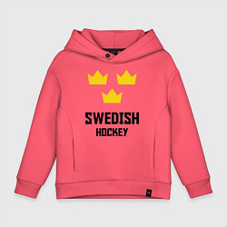 Детское худи оверсайз Swedish Hockey