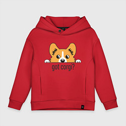 Детское худи оверсайз Got Corgi