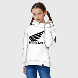 Толстовка оверсайз детская Honda Motor, цвет: белый — фото 2
