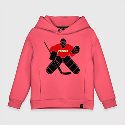 Детское худи оверсайз Хоккей Россия