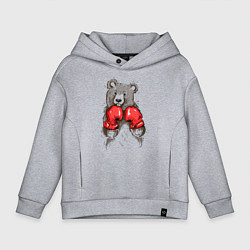Детское худи оверсайз Bear Boxing