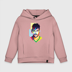 Толстовка оверсайз детская Neymar: fun-art, цвет: пыльно-розовый