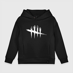 Детское худи оверсайз Dead by Daylight White Logo