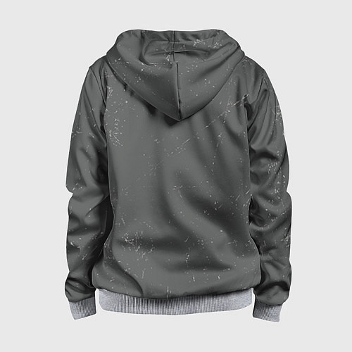 Детская толстовка на молнии Team t-shirt 5 / 3D-Меланж – фото 2