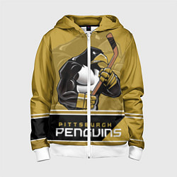 Детская толстовка на молнии Pittsburgh Penguins