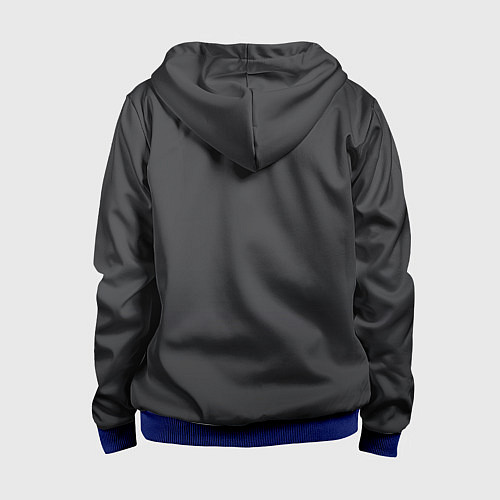 Детская толстовка на молнии Real Madrid / 3D-Синий – фото 2