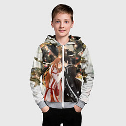 Толстовка на молнии детская Мастера меча, цвет: 3D-меланж — фото 2