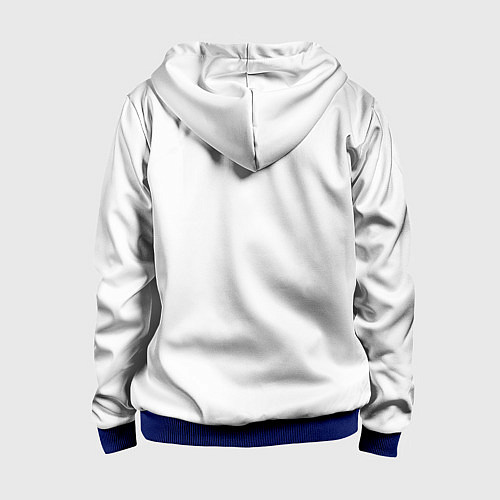 Детская толстовка на молнии Печенюшка / 3D-Синий – фото 2