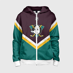 Детская толстовка на молнии NHL: Anaheim Ducks