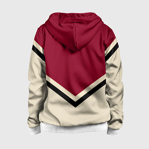 Детская толстовка на молнии NHL: Arizona Coyotes / 3D-Белый – фото 2