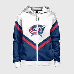 Детская толстовка на молнии NHL: Columbus Blue Jackets