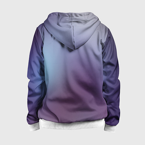 Детская толстовка на молнии Red Dress / 3D-Белый – фото 2