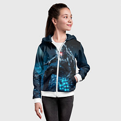 Толстовка на молнии детская Metal gear solid 4, цвет: 3D-белый — фото 2